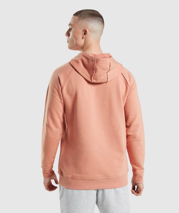 Panske Mikiny S Kapucňou Gymshark Legacy Ruzove | BN0623578